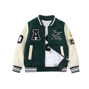 Boys Cartoon Bear Jacket Casual Windbreaker Spring Coat Generic - Kids's Jackets