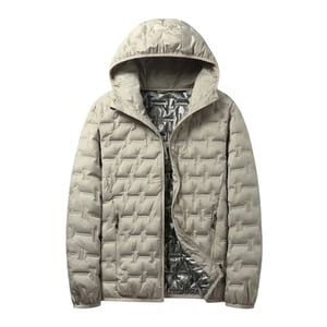 Men's Graphene Self Heating Down Jacket Hooded Warm Windproof Puffer Ueteey - Men's Puffer Jackets