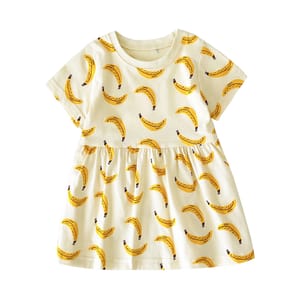 Soft Cotton Princess Summer Dress for Baby and Little Girls