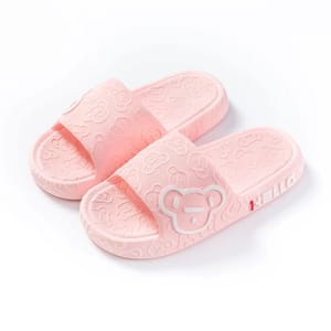Cute Cartoon Bear Slippers for Kids Summer Indoor Outdoor Wear
