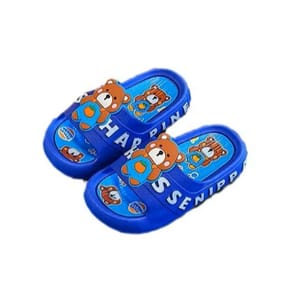 Cartoon Open-Toe Slippers for Boys and Girls Indoor Outdoor Wear