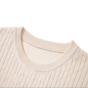 Men’s Short Sleeve Textured Knit Lightweight Breathable Casual Pullover