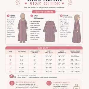 Msquare Fashion - Kids's Abayas 4