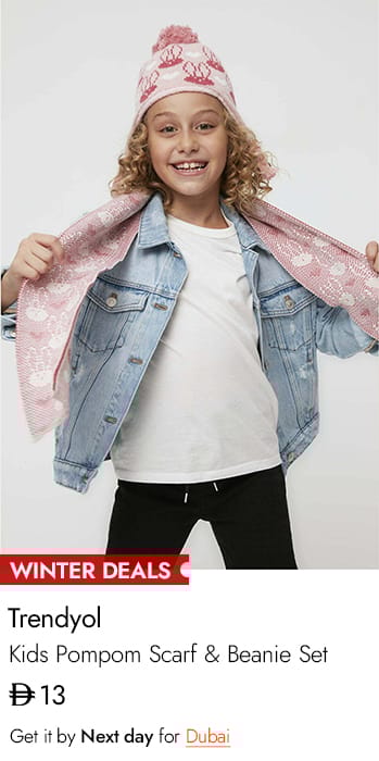 kids scarf and beanie set