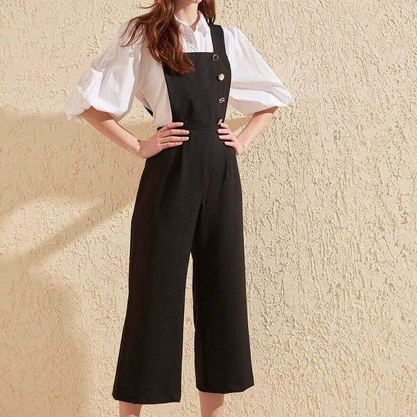 Button Detailed Jumpsuit