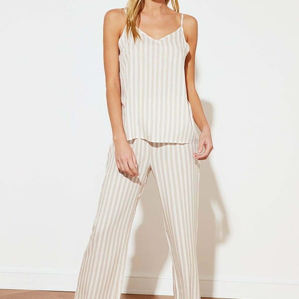 Women's Striped Pyjama Set