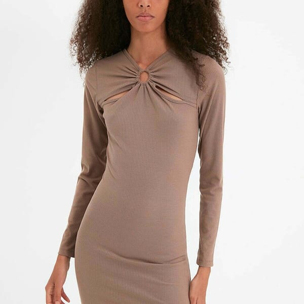 Cut Out Detail Bodycon Dress