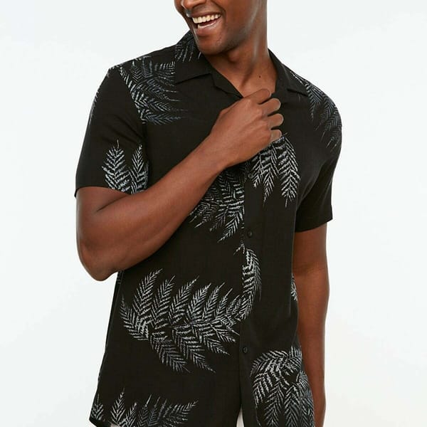 Men's Regular Fit Patterned Shirt