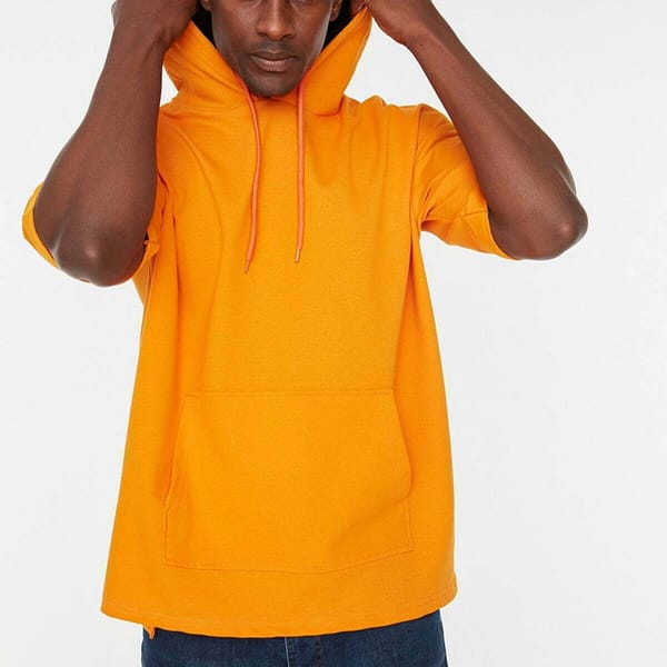 Essential Oversize Short Sleeve Hoodie