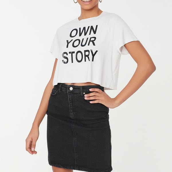 Basic Mini Denim Skirt