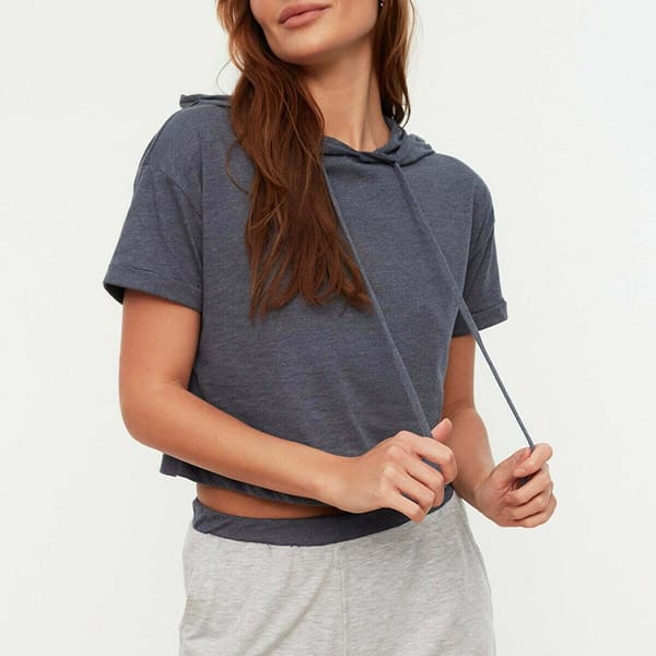 Hooded T-Shirt & Short Women's Set