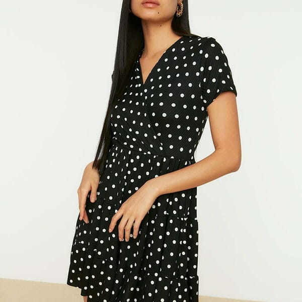 Polka Dot Skater Dress