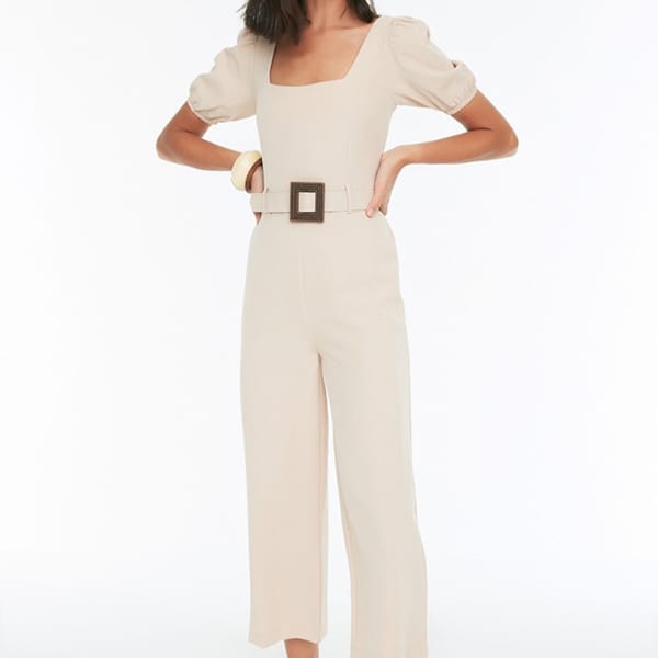 Balloon Sleeve Jumpsuit