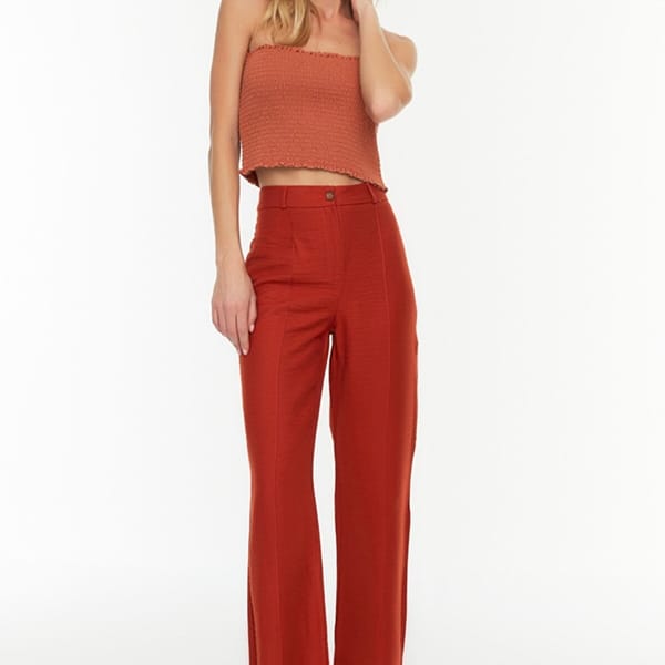 High Waist Ribbed Pant