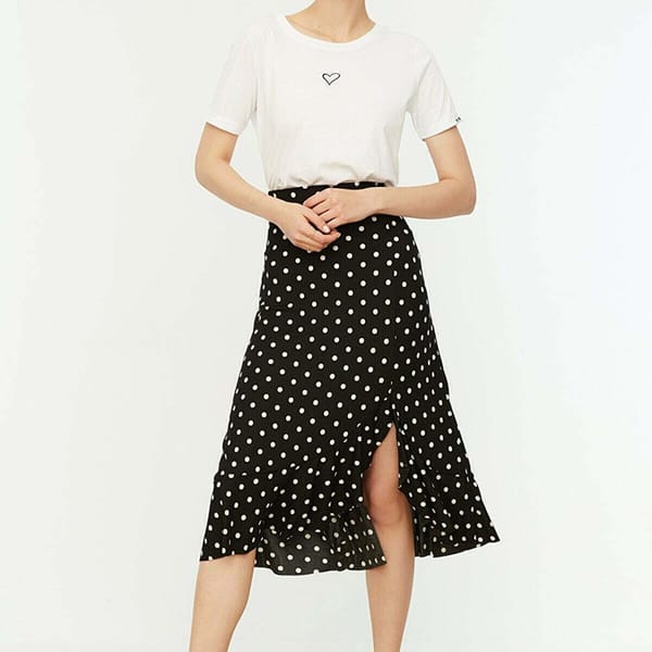 Printed Midi Skirt