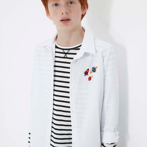 Embroidered Woven Shirt