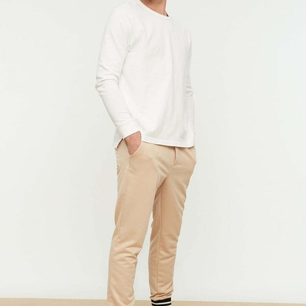 Contrast Cuff Sweatpants