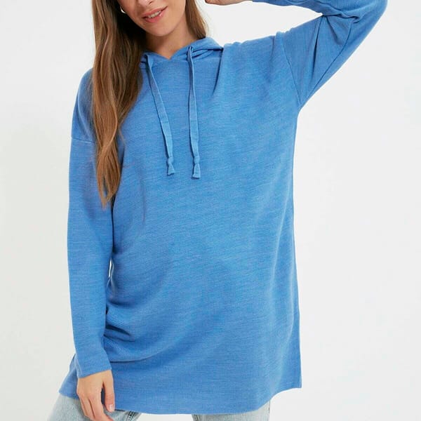 Longline Hooded Sweater