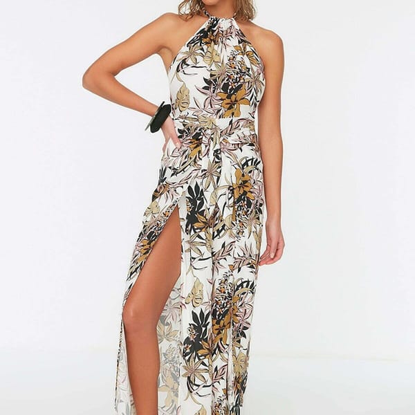 Wide Leg Printed Jumpsuit
