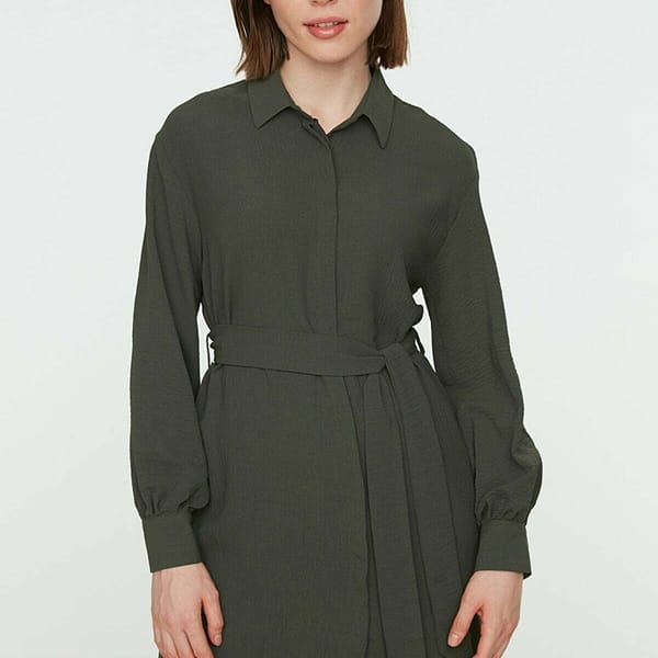 Button Down Tunic Shirt