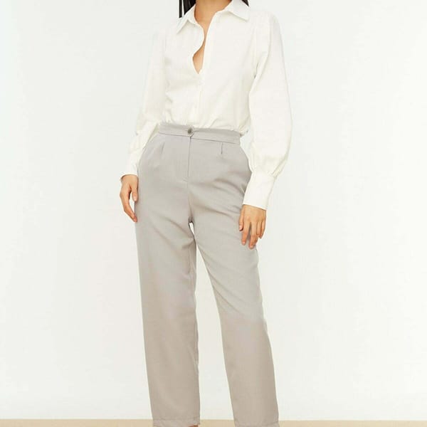 High Waist Cropped Pants