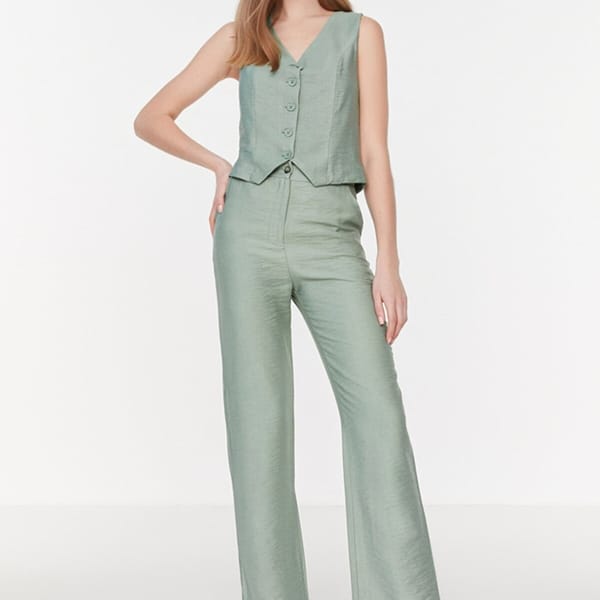Mint High Waist Women's Pant