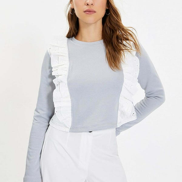 Lace Detail Sweatshirt
