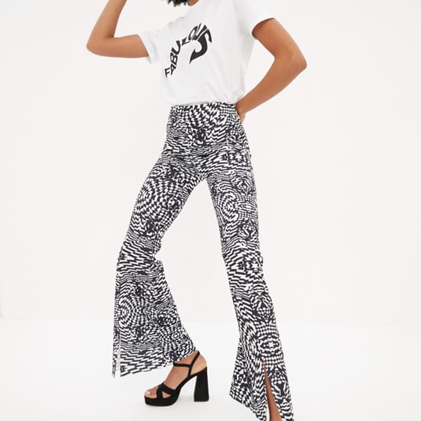 Flare Knitted Trouser