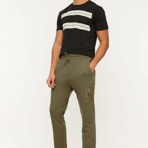 Khaki Essential Men's Sweatpants