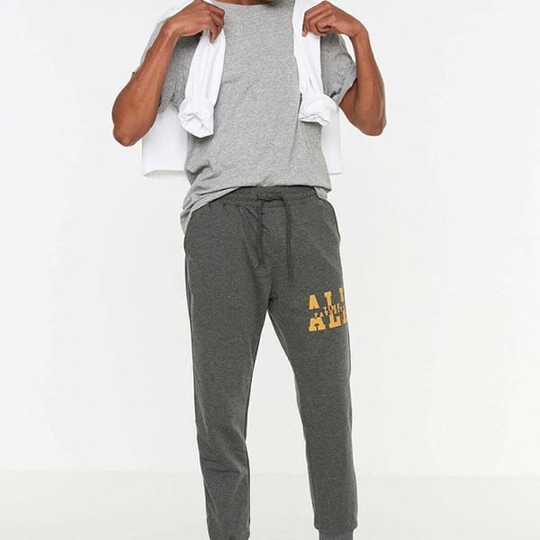 Slogan Cuffed Sweatpants