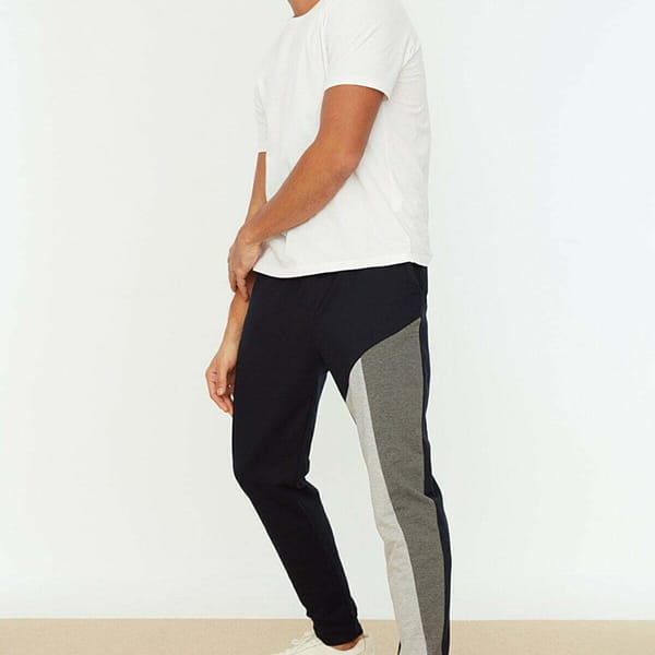 Regular Fit Paneled Elastic Leg Sweatpants