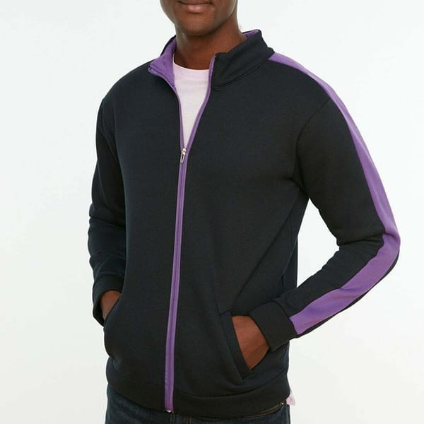 Navy Blue Essential Men's Bomber Jacket