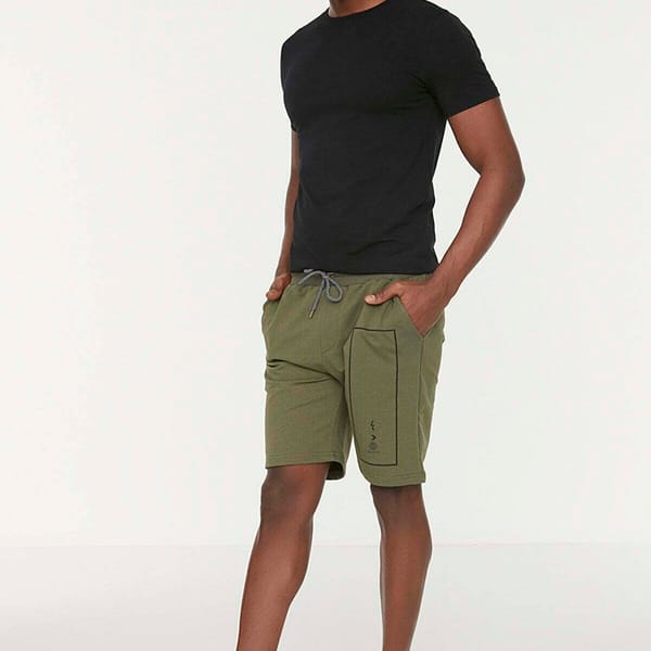 Drawstring Shorts Mid Green