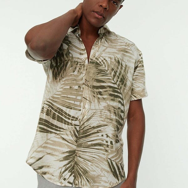 Tropical Printed Regular Fit Shirt