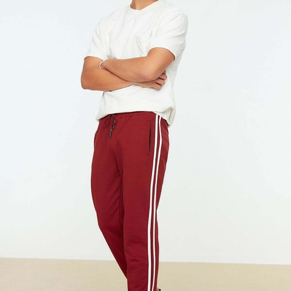 Striped Drawstring Men's Sweatpants