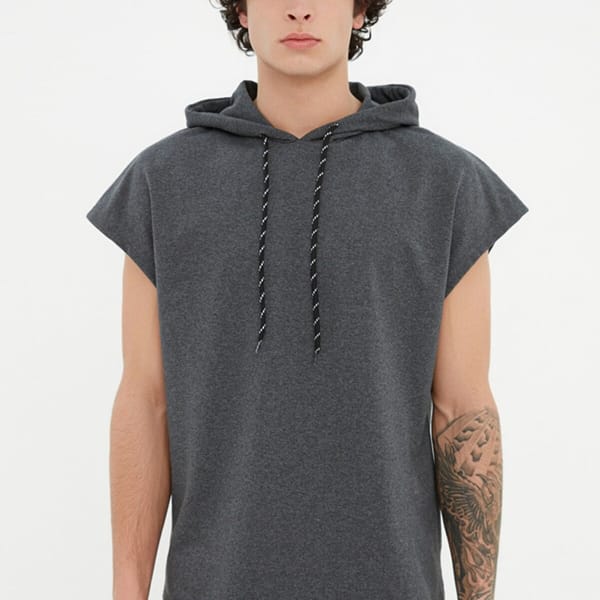 Essential Short Sleeve Hoodie Sweatshirt