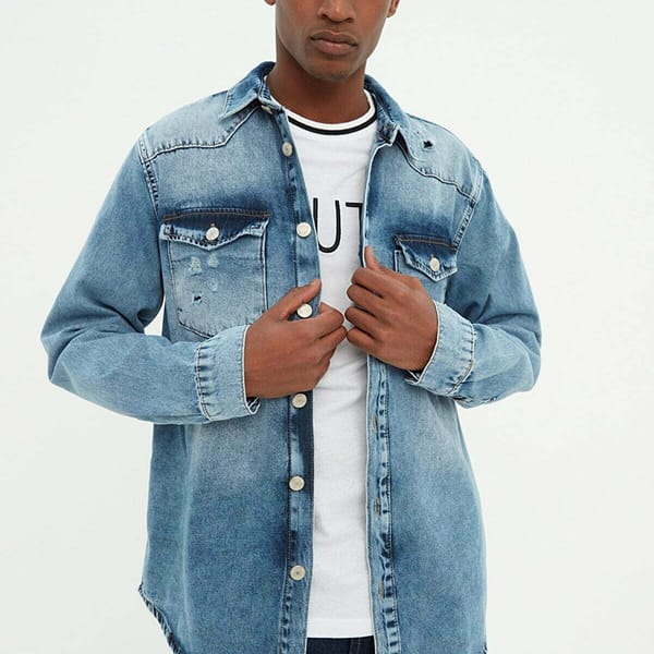 Men's Regular Fit Denim Shirt