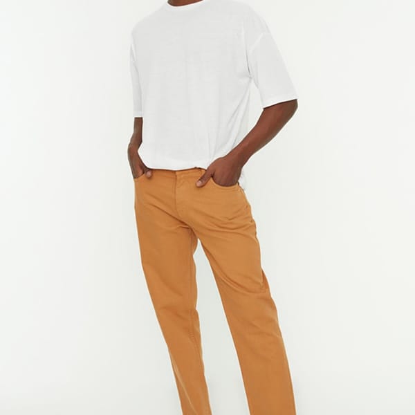 Mid Wash Relaxed Fit Jeans