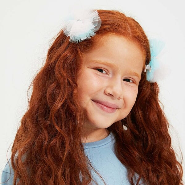 Kids 2 Piece Tulle Hairclip - Girls' Accessories