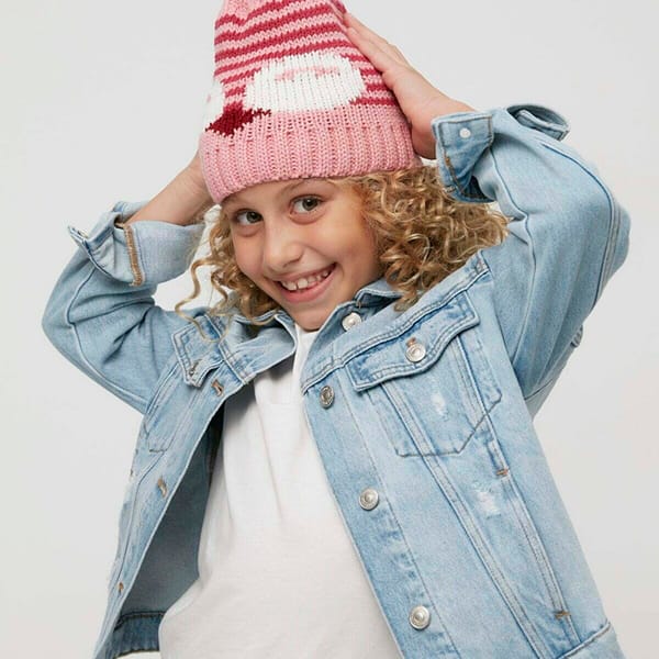 Kids Pompom Beanie - Caps & Mittens