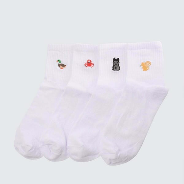4 Pack Crew Socks - Socks