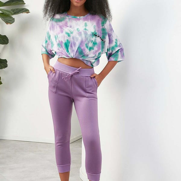 Casual Regular Fit Pocket Detail Women's Trouser