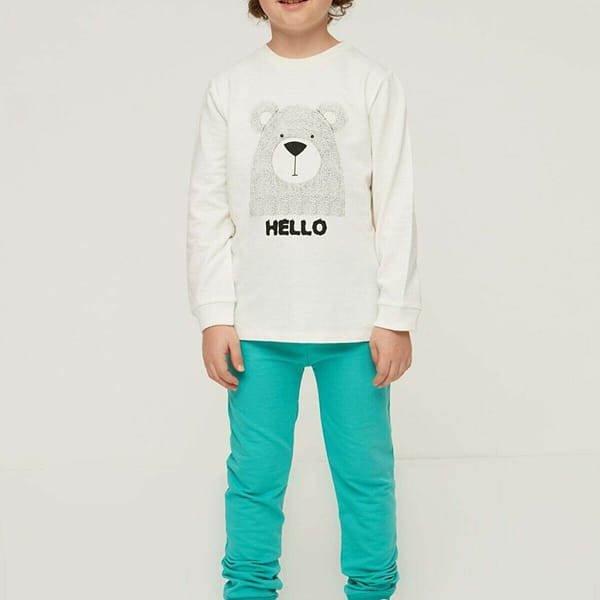 Green Kids Cuffed Boys' Sweatpants