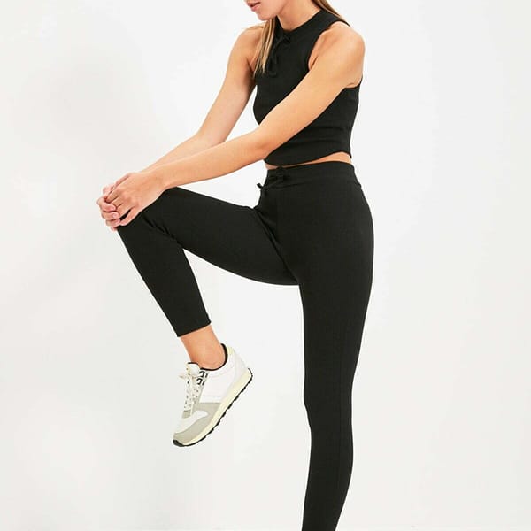 Black Skinny Leg Women's Pants
