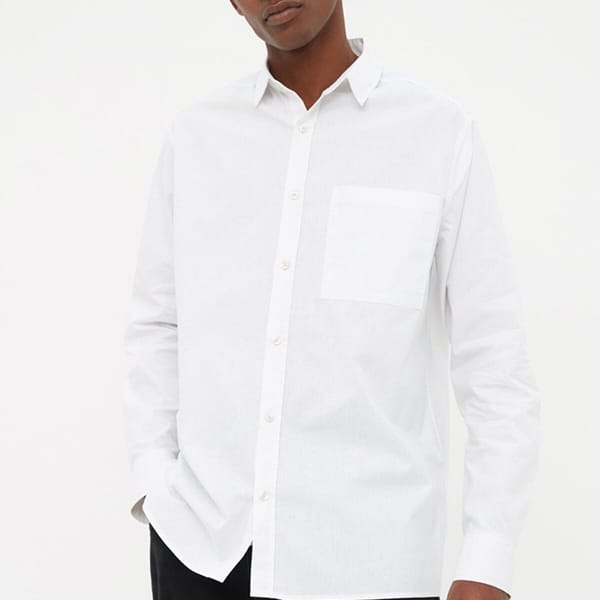 Essential Regular Fit Long Sleeve With Pocket Men's Shirt