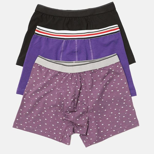 Multi Collection Pack Of 3 Printed Men's Boxers