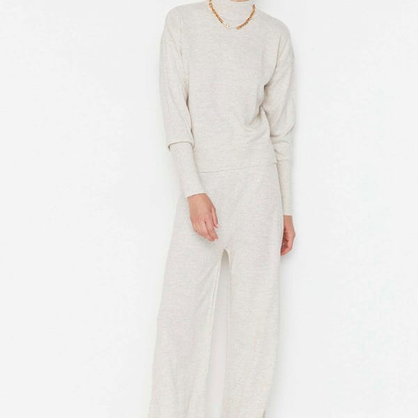 High Neck Top & Pants Set
