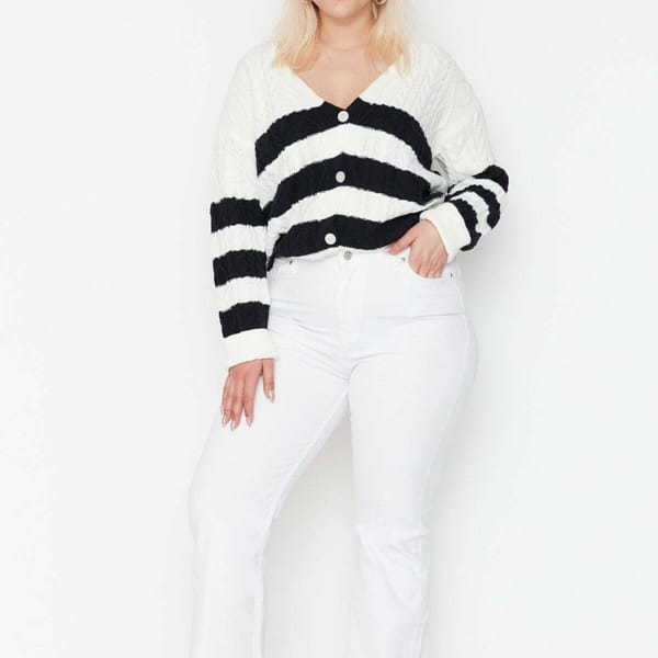 Plus Size High Waist Jeans