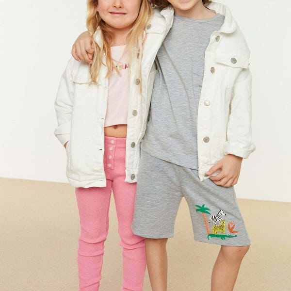 Kids Unisex Dark Wash Denim Jacket