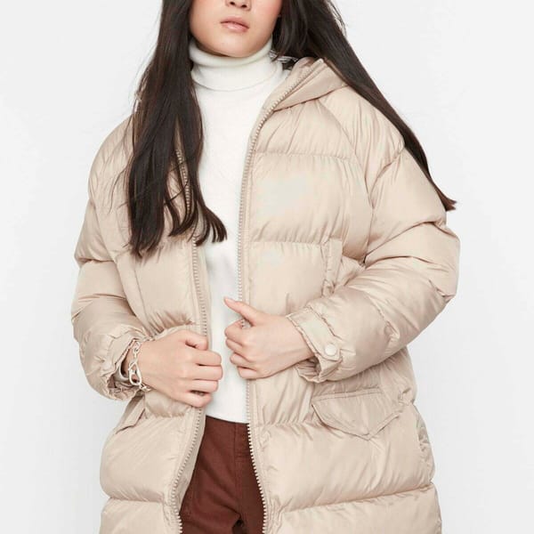 Oversize Hooded Inflatable Jacket